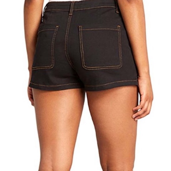 High waist black shorts - Picture 5 of 6